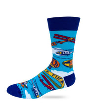 Load image into Gallery viewer, I Don't Give a Flying F*** ~ Men's Crew Socks by Fazdaz
