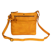 Load image into Gallery viewer, Greenwood Leather Kali Crossbody Bag ~ Yellow
