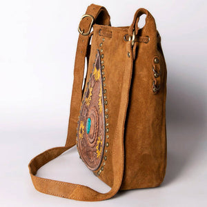 Western Leather Messenger Bag ~ Lucy