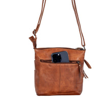 Load image into Gallery viewer, Greenwood Leather Isla Crossbody Bag ~ Black
