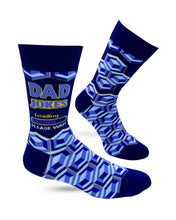 Load image into Gallery viewer, Dad Jokes Loading... Please Wait ~ Mens Crew Socks by Fazdaz
