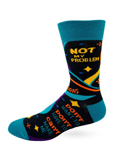 Retired Ask Someone Else ~ Men's Crew Socks by FabDaz