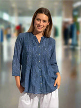 Load image into Gallery viewer, Mozaic Yamba Top Plain ~ Denim Wash ~ Sz S-XXL
