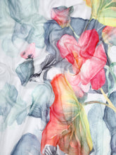 Load image into Gallery viewer, Orchid Bloom Botanical ~ Cotton/Modal Wearable Art Scarf
