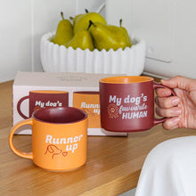 Load image into Gallery viewer, Splosh Mug Set ~ My Dog's Favourite Human / Runner Up
