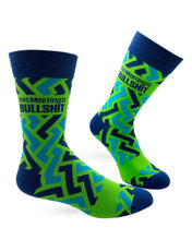 Load image into Gallery viewer, This Meeting is Bullshit ~ Men's Crew Socks by FabDaz
