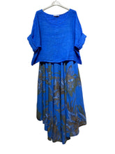 Load image into Gallery viewer, Colette Two-Piece Linen Dress ~ Royal Blue
