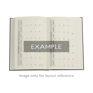 2026 Week-at-a-Time Midi Diary/Planner ~ Anemone