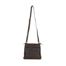 Load image into Gallery viewer, Greenwood Leather Rotorua Cross Body Bag ~ Chocolate
