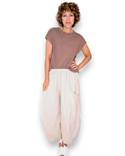 Load image into Gallery viewer, HELGA MAY Corduroy Barrel Leg Pants ~ Beige
