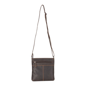 Greenwood Leather Tali Cross Body Bag ~ Chocolate