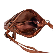 Load image into Gallery viewer, Greenwood Leather Isla Crossbody Bag ~ Black
