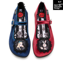 Load image into Gallery viewer, HCD Mary Janes ~ Alice in Wonderland *PRE ORDER FOR AUGUST ARRIVAL*
