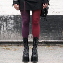 Load image into Gallery viewer, SNAG Duo 80 Den Tights ~ Plurgundy
