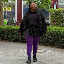 Load image into Gallery viewer, SNAG Opaque 80 Den Tights ~ Fancy Darkness
