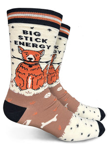 Big Stick Energy - Men's Crew Socks by Groovy Things