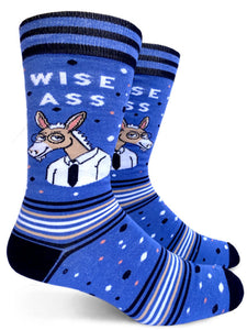 Wise Ass - Men's Crew Socks by Groovy Things