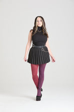 Load image into Gallery viewer, SNAG Duo 80 Den Tights ~ Plurgundy
