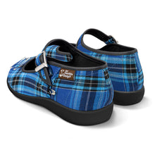 Load image into Gallery viewer, Blue Tartan Sz 41 ONLY
