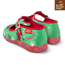 Load image into Gallery viewer, Kitty Christmas (w/Glitter Sole) Sz 35 ONLY
