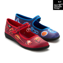 Load image into Gallery viewer, HCD Mary Janes ~ Dark Realm *PRE ORDER FOR AUGUST ARRIVAL*
