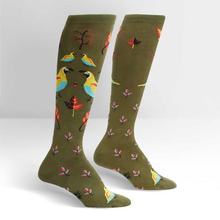 Well Quail-ified ~ Knee Highs by Sock it to Me