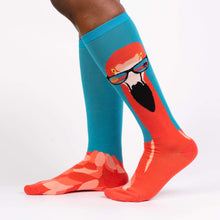 Load image into Gallery viewer, Ready to Flamingle - Knee Highs by Sock it to Me
