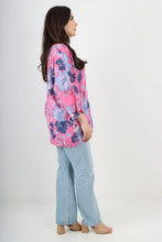 Load image into Gallery viewer, Italian Cotton Top &#39;Maisy&#39; Fuschia Sz 8-18
