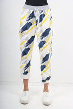 Load image into Gallery viewer, Italian Stretch Cotton Trousers ~ Paint Swish ~ ONE SIZE
