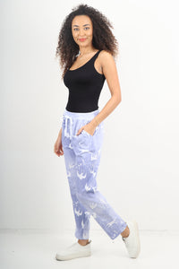 Italian Stretch Cotton Trousers ~ Swallows ~ ONE SIZE