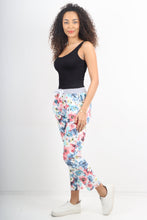Load image into Gallery viewer, Italian Stretch Cotton Trousers ~ Flower Bomb ~ ONE SIZE
