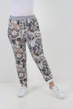 Load image into Gallery viewer, Italian Stretch Cotton Trousers ~ Autumn Paisley
