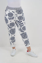 Load image into Gallery viewer, Italian Stretch Cotton Trousers ~ Navy Feather
