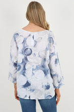 Load image into Gallery viewer, Italian Cotton Top Circles Print White Sz 8-18
