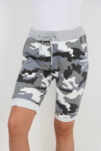 Load image into Gallery viewer, Italian Stretch Cotton Shorts Camo
