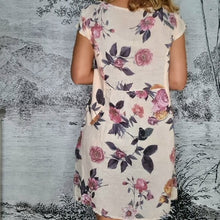 Load image into Gallery viewer, HELGA MAY Italian Linen Slim Fit &#39;Ice Rose&#39; Dress ~ Peach
