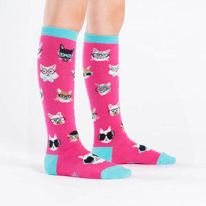 Smarty Cats Knee Highs ~ Sock it to Me ~ Fit 3-6yrs, Sz 8-13