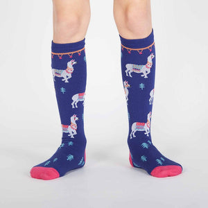 Como Te Llamas? Knee Highs ~ Sock it to Me ~ Fit 7-10yrs, Sz 1-5