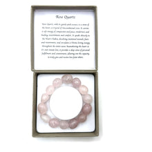 Load image into Gallery viewer, Crystal Bracelet ~ Rose Quartz
