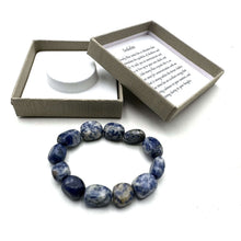 Load image into Gallery viewer, Crystal Bracelet ~ Sodalite

