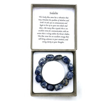 Load image into Gallery viewer, Crystal Bracelet ~ Sodalite
