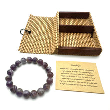 Load image into Gallery viewer, Crystal Bracelet 10mm ~ Amethyst
