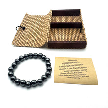 Load image into Gallery viewer, Crystal Bracelet 10mm ~ Hematite
