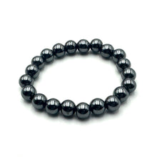 Load image into Gallery viewer, Crystal Bracelet 10mm ~ Hematite
