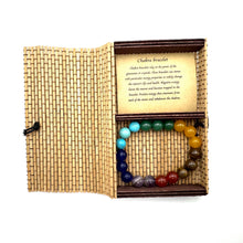 Load image into Gallery viewer, Crystal Bracelet 10mm ~ Chakra Stones
