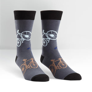 Large Bikes - Men's Crew Socks by Sock it to Me
