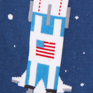 3, 2, 1 Lift Off - Men's Crew Socks by Sock it to Me