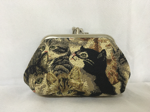 Tapestry Coin Purse ~ Kittens