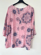 Load image into Gallery viewer, Italian Made Cotton Top Mandala ~ Light Pink Sz 8-18
