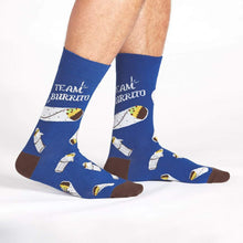 Load image into Gallery viewer, Team Burrito - Men&#39;s Crew Socks by Sock it to Me
